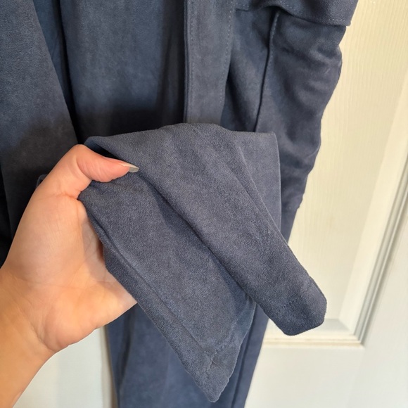 White House Black Market Faux UltraSuede Paperbag Waist Tapered Ankle Pant - Picture 8 of 14